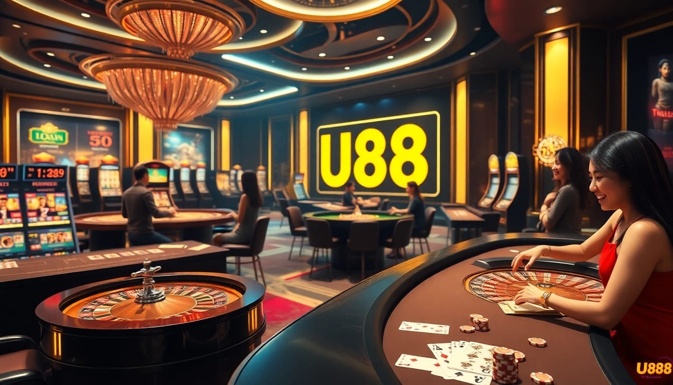 Experience the thrill of gambling at UU88's luxurious online casino with vibrant games and engaging graphics.