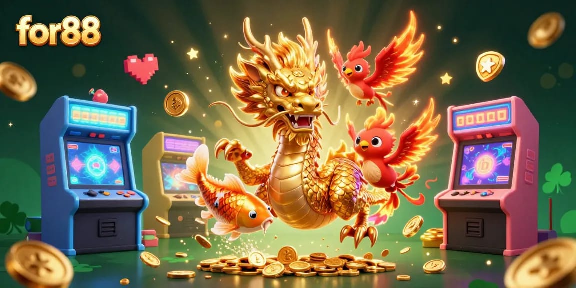 Experience exciting wins with for88 as luck unfolds in a vibrant casino scene.