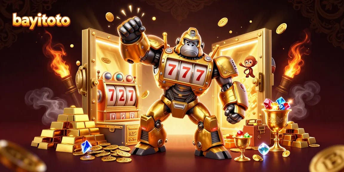 BAYITOTO engages players with vibrant 3D mech action, featuring slots and treasures for exciting gameplay.