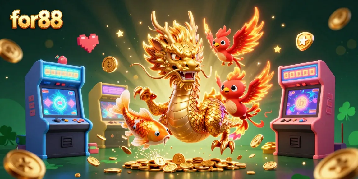 Experience exciting wins with for88 as luck unfolds in a vibrant casino scene.