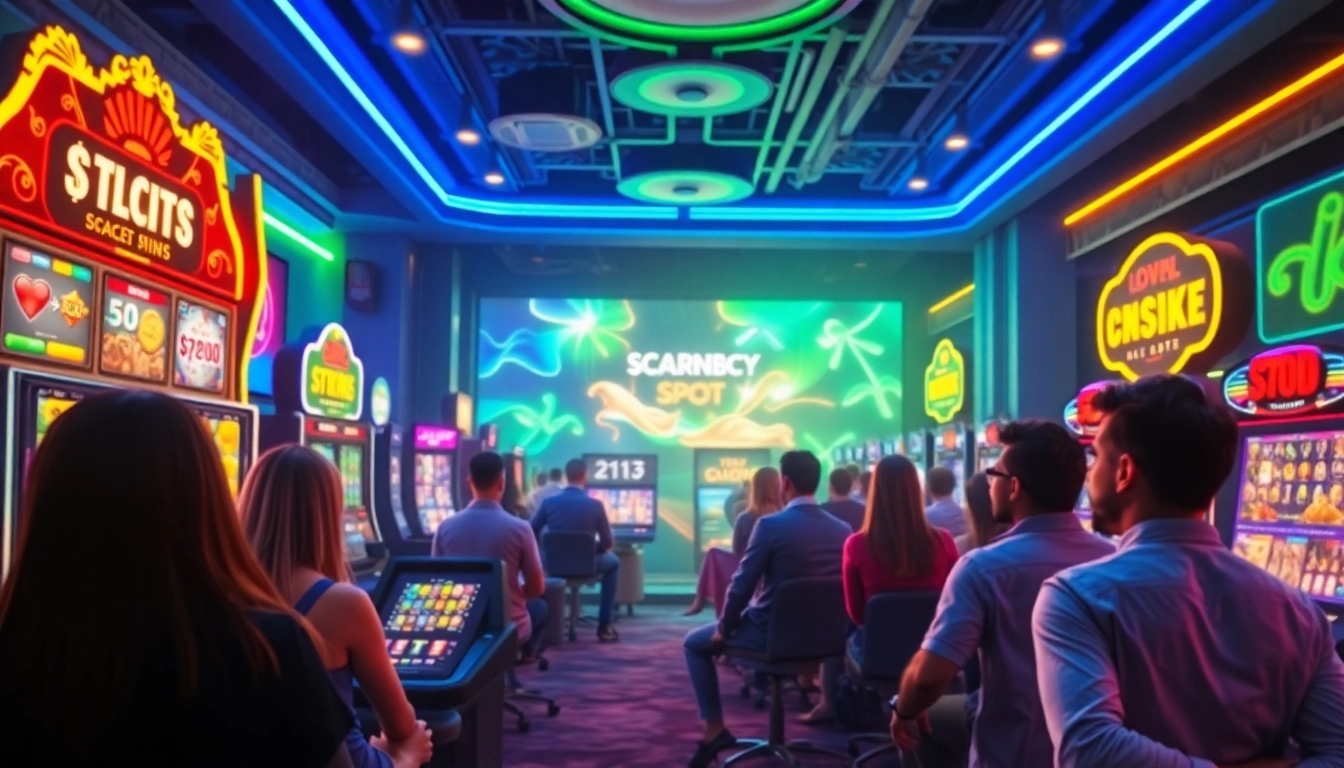 Exciting online gaming scene representing 8day. com with vibrant visuals and engaging players.