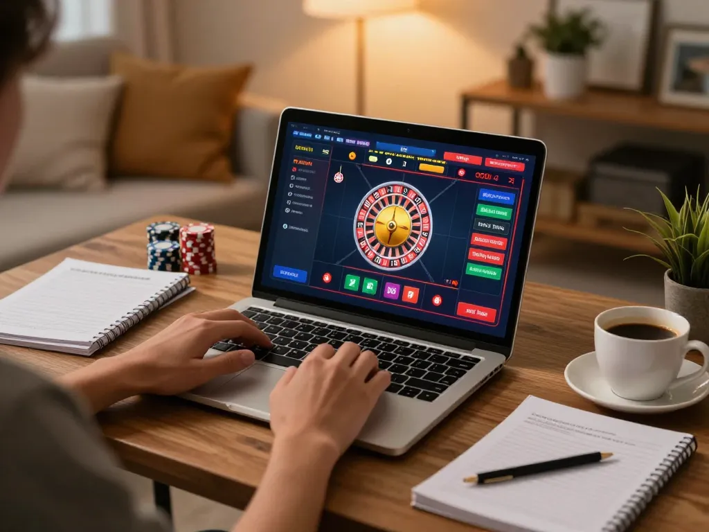 Experience online roulette gameplay at mm88, featuring vibrant interface and strategic elements.