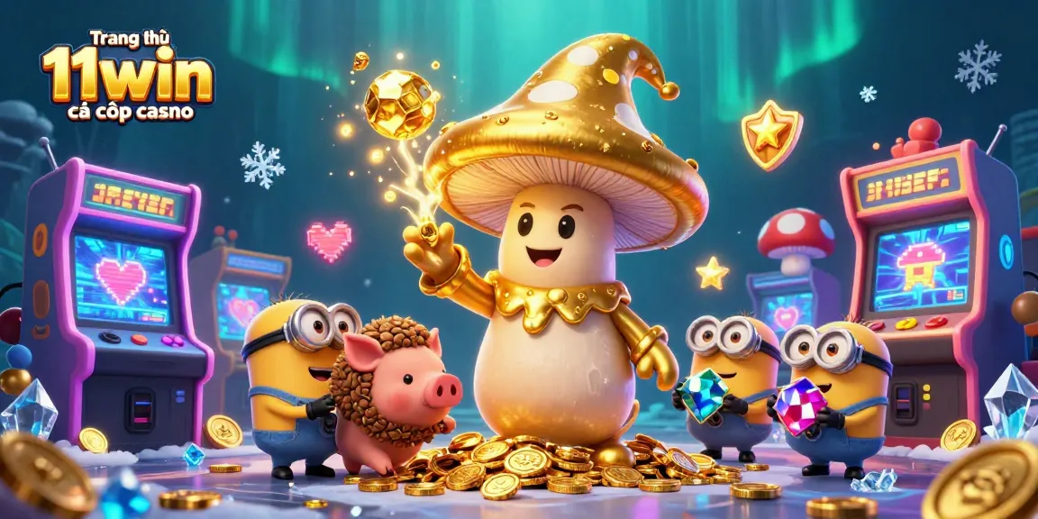 Experience the magic of Trang chủ 11win cá cược casino with enchanting 3D characters and vibrant game elements.