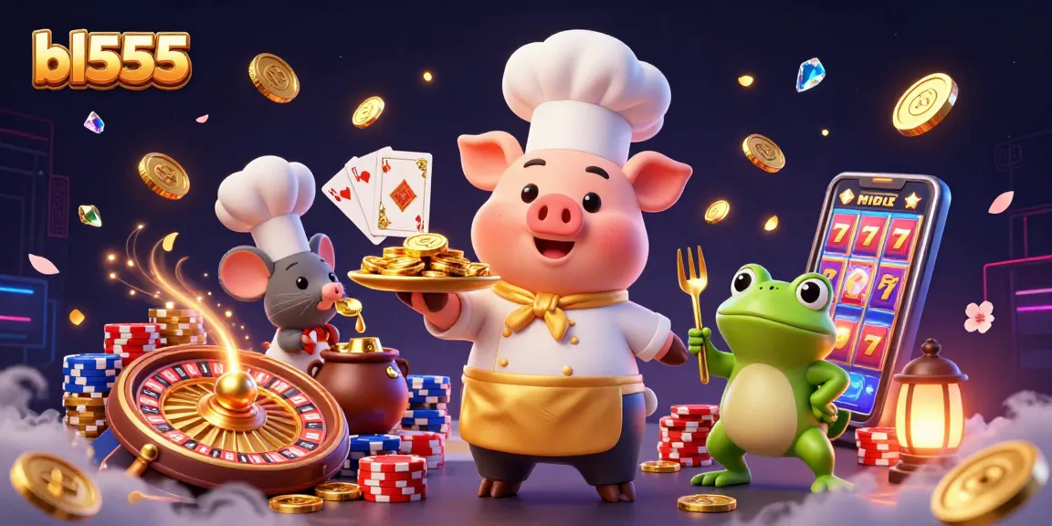 Experience thrilling casino excitement and fortunes with bl555's captivating characters and dynamic game elements.