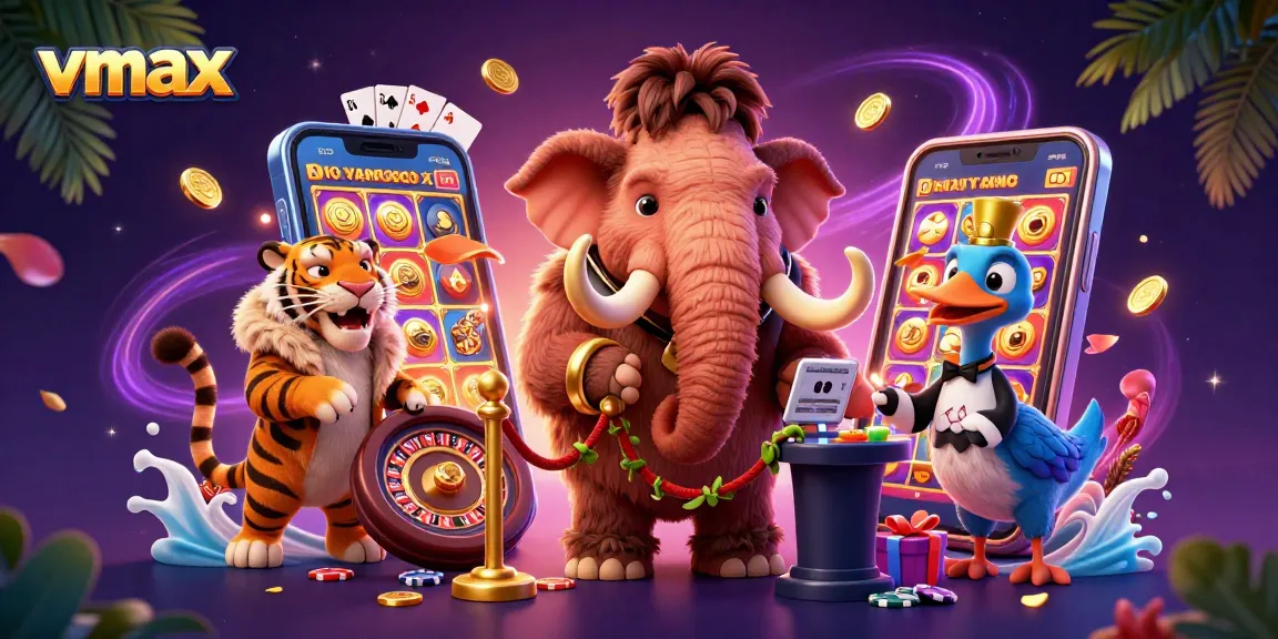 Experience exhilarating gameplay at vmax with vibrant slots, dynamic characters, and exciting casino elements.