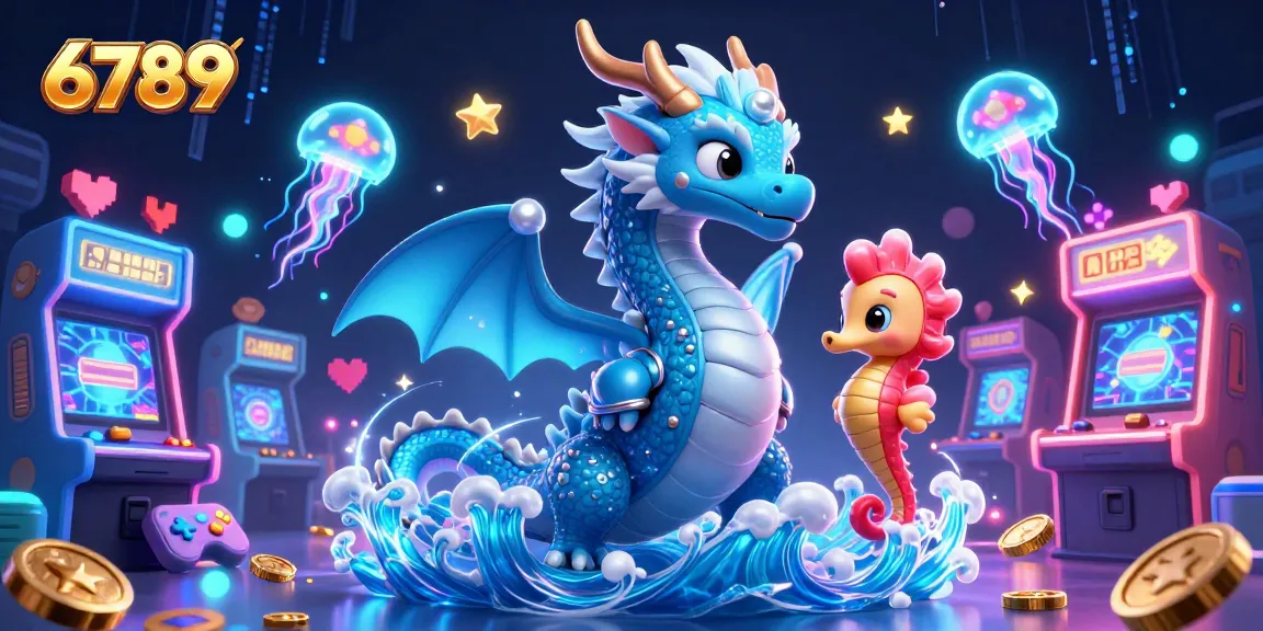 Join the exciting action of 6789 with vibrant casino-themed dragons and jellyfish!
