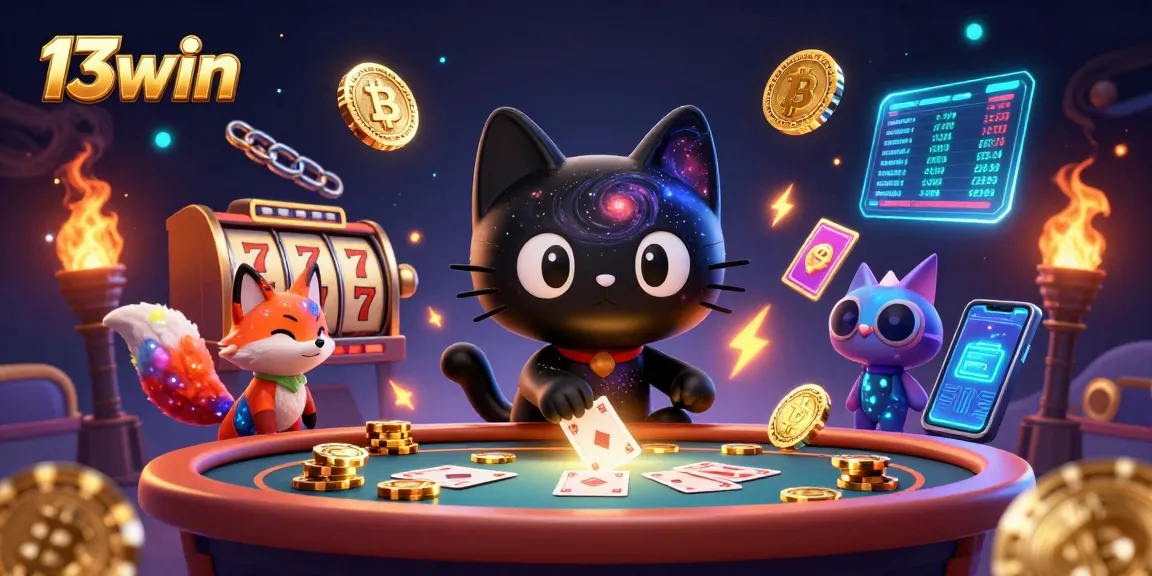 Experience thrilling gaming at 13win with captivating slots and casino elements.