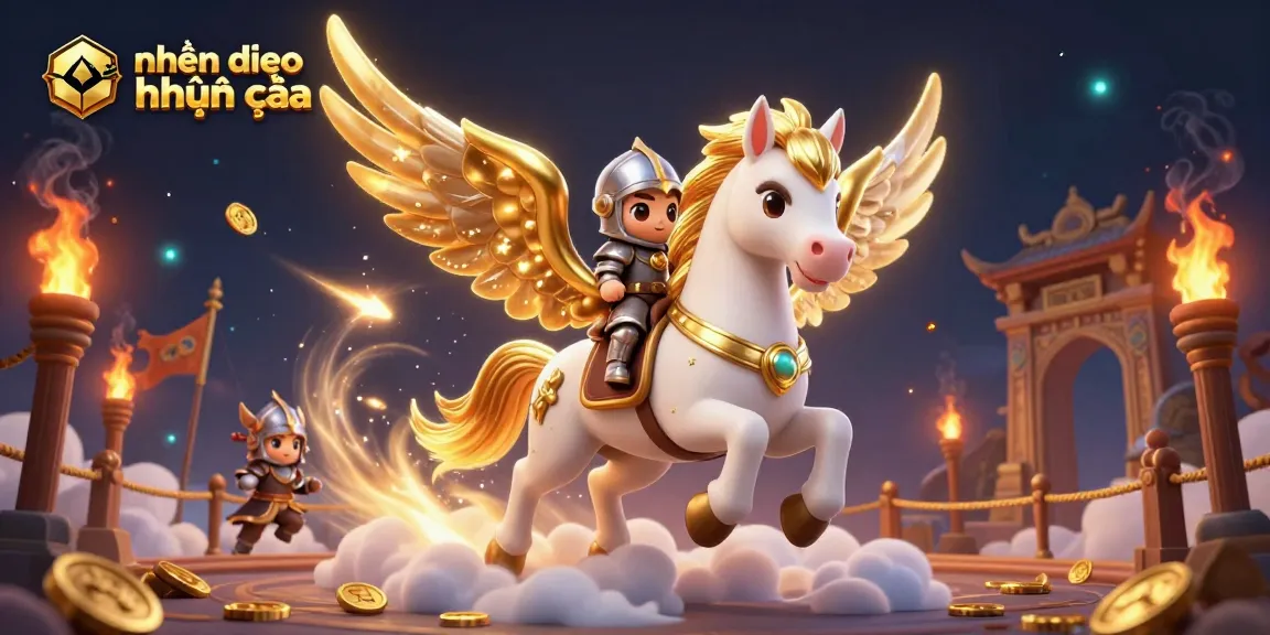 Engage with nhận định kèo nhà cái through a vibrant 3D illustration showcasing a celestial knight and magical elements.