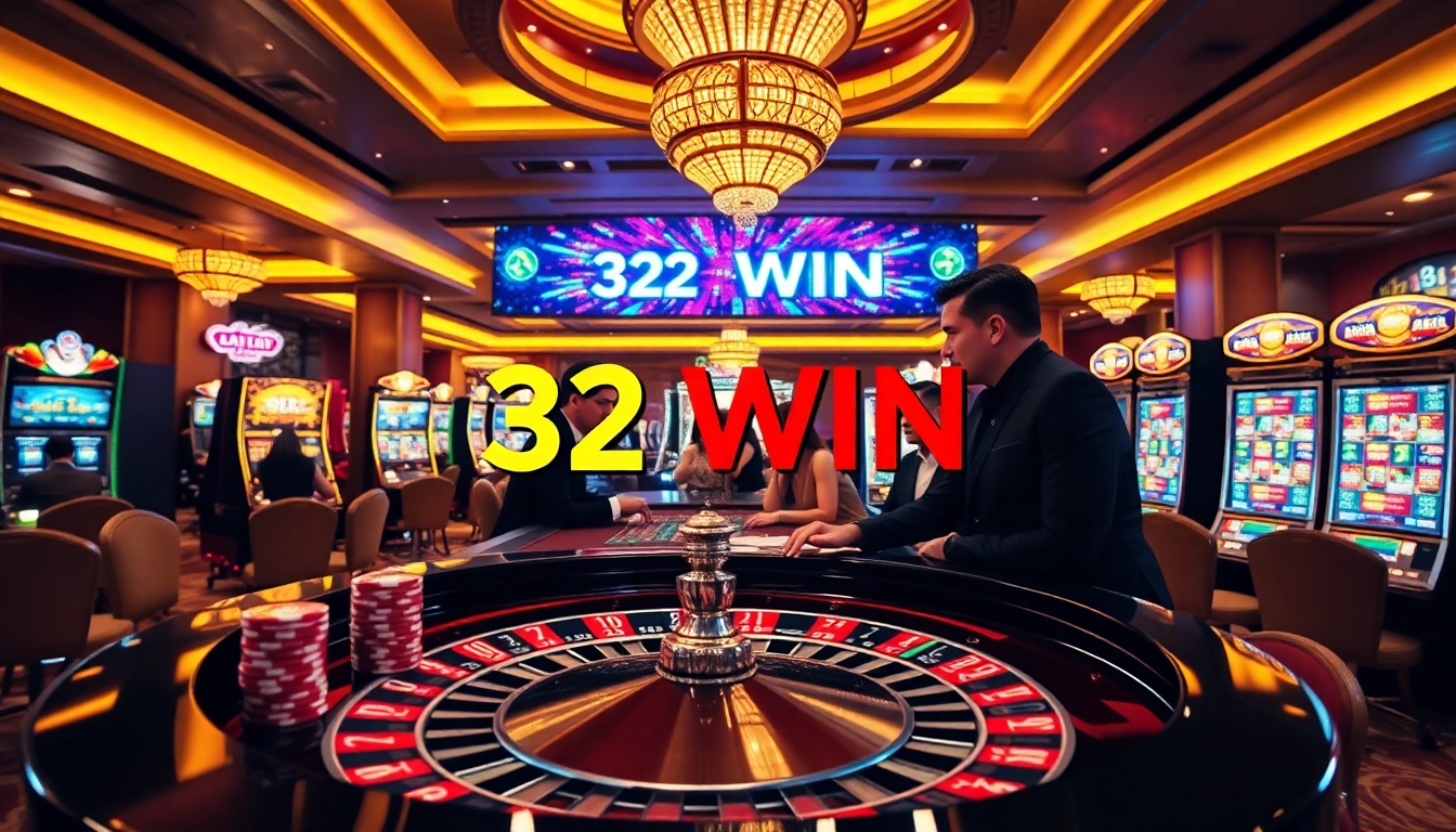 Experience thrilling wins and vibrant action at 32 WIN’s luxury casino gaming experience.
