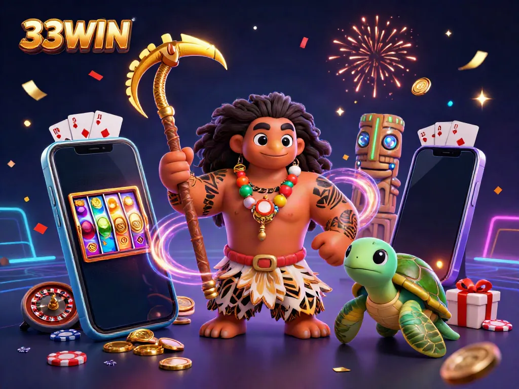 33WIN đang chơi các trò chơi sòng bạc với hoạt hình vui nhộn và nhiều phần thưởng hấp dẫn.