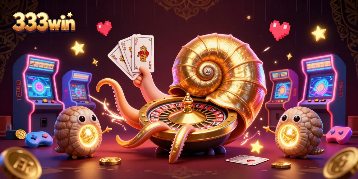 Engage in thrilling gameplay at 333win with the vibrant casino scene showcasing 3D game elements and characters.