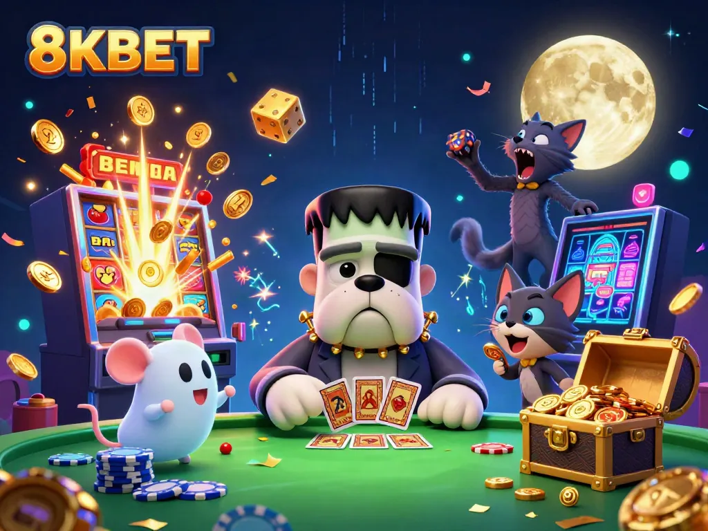 8KBET mang đến trải nghiệm cá cược tuyệt vời với cảnh thú vị từ trò chơi trực tuyến