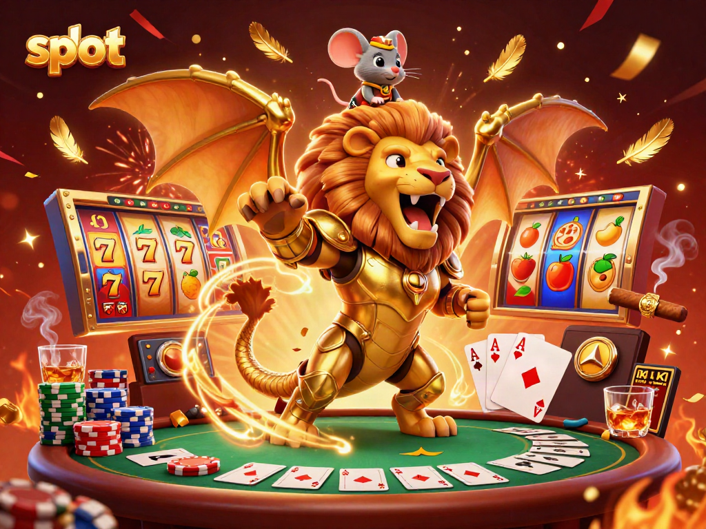 Engage with vibrant slot gameplay featuring lucky symbols and dynamic casino action.